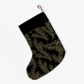 Petite Chaussette De Noël Collection Branches d'or (Dos (Accrochage))
