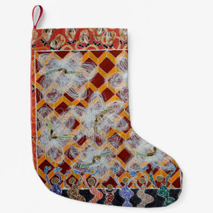 Petite Chaussette De Noël Collection de chefs-d'oeuvre en toile peinte sur c