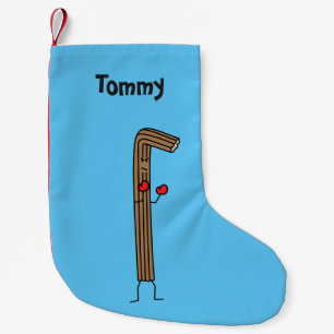 Petite Chaussette De Noël Combattant de Churro de Mexicain avec les gants de