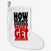 Petite Chaussette De Noël Combien D'Écés Doivent Être Dissous (Devant)