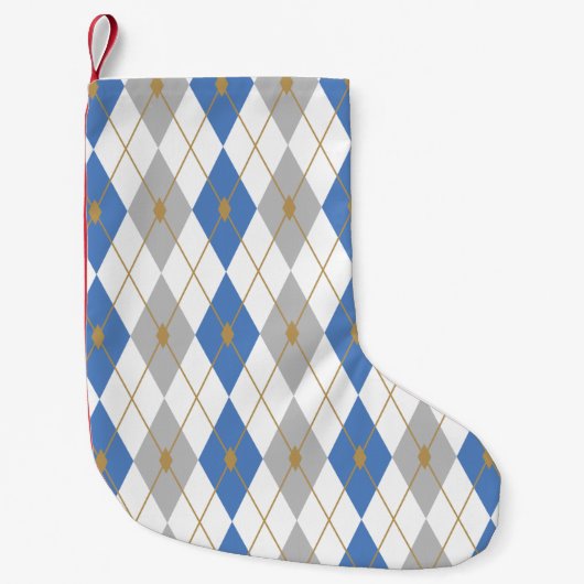 Petite Chaussette De Noël Combinaison couleur Rhombus 2 (Devant)