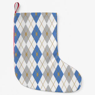 Petite Chaussette De Noël Combinaison de couleurs de losange 2