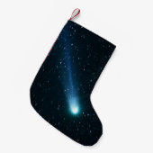 Petite Chaussette De Noël Comète dans le ciel nocturne (Devant (Accrochage))