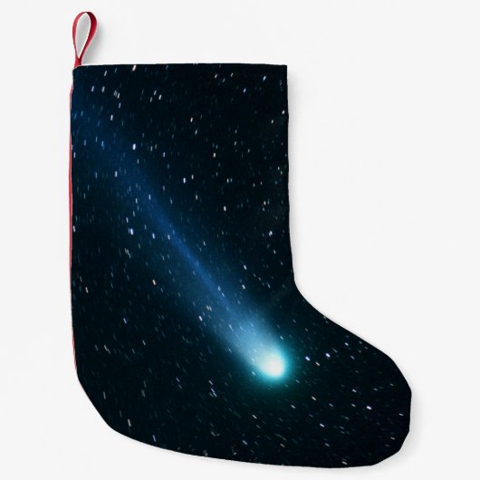 Petite Chaussette De Noël Comète dans le ciel nocturne (Devant)