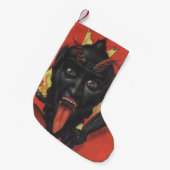 Petite Chaussette De Noël Commutateur Krampus rouge (Devant (Accrochage))