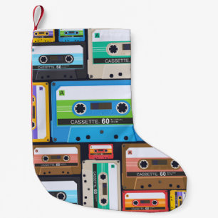 Petite Chaussette De Noël Composition Abstraite des cassettes compactes