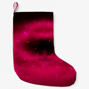 Petite Chaussette De Noël Composition fractale rose Abstraite. Explosion mag