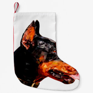 Petite Chaussette De Noël Conception abstraite de petit triangle poly