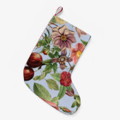 Petite Chaussette De Noël Conception botanique vintage (Devant (Accrochage))