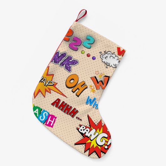 Petite Chaussette De Noël Conception d'expressions de style de bande (Devant (Accrochage))