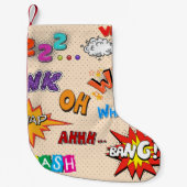 Petite Chaussette De Noël Conception d'expressions de style de bande (Devant)