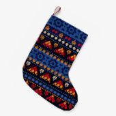 Petite Chaussette De Noël Conception Tribale : Motif multifonctionnel sans f (Devant (Accrochage))