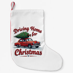 Petite Chaussette De Noël Conduire à la maison pour Noël Camion Arbre de Noë