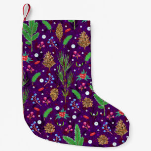 Petite Chaussette De Noël Cones de pin de Noël : Festive sans mer
