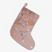 Petite Chaussette De Noël Confetti de couleur aérée (Devant (Accrochage))