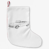 Petite Chaussette De Noël Conversion Chevy Bel Air en 1957 (Devant)