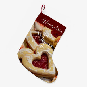 Petite Chaussette De Noël Cookie Sucre et épice Girl Red Photo