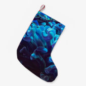 Petite Chaussette De Noël Corail bleu (Devant (Accrochage))