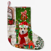Petite Chaussette De Noël corgi Chien Noël (Devant)