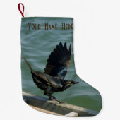 Petite Chaussette De Noël Corneille personnalisée (Devant)