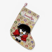 Petite Chaussette De Noël corse owl (Devant (Accrochage))