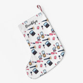 Petite Chaussette De Noël Cosmétique / maquillage illustration (Dos (Accrochage))