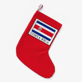 Petite Chaussette De Noël Costa Rica (Devant (Accrochage))