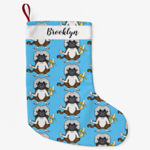 Petite Chaussette De Noël Cotton Top Tamarin montoon est une illustration