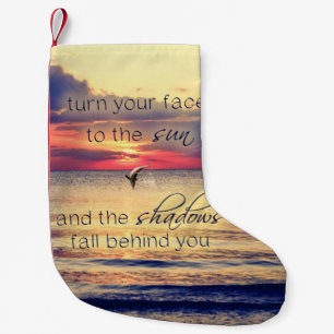 Petite Chaussette De Noël Coucher du soleil de dauphin