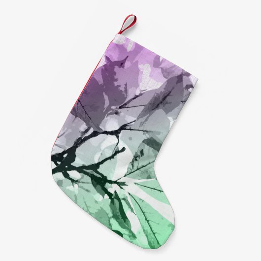 Petite Chaussette De Noël Couleurs d'automne, feuille 5 (Devant (Accrochage))