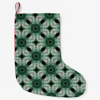 Petite Chaussette De Noël Couleurs de Noël vertes Motif