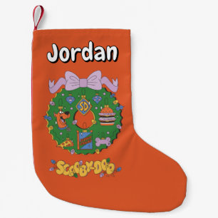 Petite Chaussette De Noël Couronne graphique de snack de vacances de Scooby-