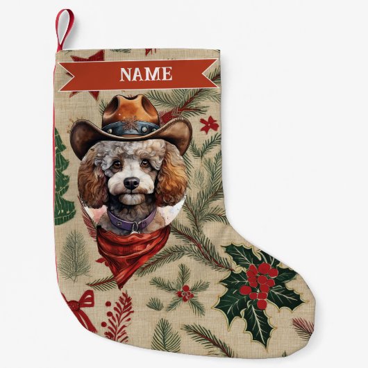 Petite Chaussette De Noël Cowboy Christmas Stocking (Devant)