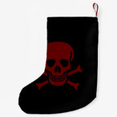 Petite Chaussette De Noël Crâne et os (Dos)