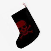 Petite Chaussette De Noël Crâne et os (Dos (Accrochage))
