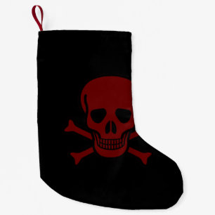 Petite Chaussette De Noël Crâne et os