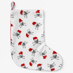 Petite Chaussette De Noël Crânes #1 de pirate de vacances