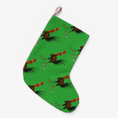 Petite Chaussette De Noël Crazy rooster (Devant (Accrochage))