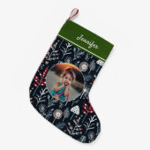 Petite Chaussette De Noël Créez votre propre photo monogrammée (Devant (Accrochage))
