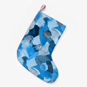 Petite Chaussette De Noël Crête de couleur 6 (Devant (Accrochage))