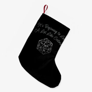 Petite Chaussette De Noël Critère RPG Joueur de rôle de table Old School D