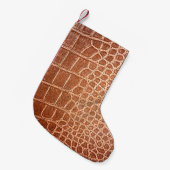 Petite Chaussette De Noël Crocodile leather pattern backgroundabstract,allig (Devant (Accrochage))