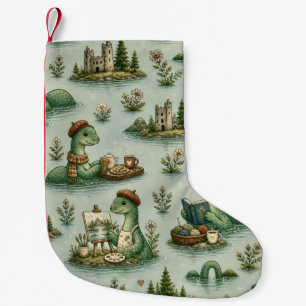 Petite Chaussette De Noël Cryptides confortables Nessie Monstre du Loch Ness