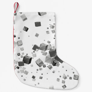 Petite Chaussette De Noël Cubes colorés 3