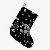 Petite Chaussette De Noël Cubes colorés 4 (Devant (Accrochage))