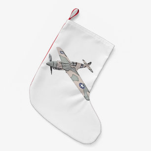 Petite Chaussette De Noël Curtiss P-40 Warhawk