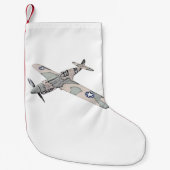 Petite Chaussette De Noël Curtiss P-40 Warhawk (Devant)