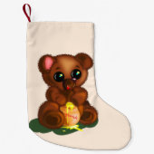 Petite Chaussette De Noël Cute Bear Christmas Stockings (Devant)
