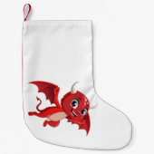 Petite Chaussette De Noël Cute cartoon flying devil (Devant)