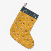 Petite Chaussette De Noël Cute chats personnalisés Motif moderne (Devant (Accrochage))